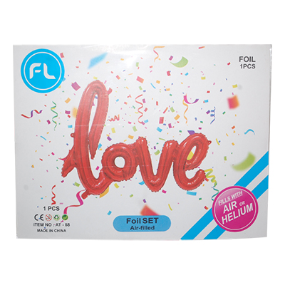 "Love Foil Balloon - Code 050 - Click here to View more details about this Product